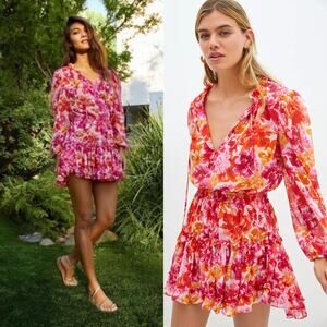 Misa Clementine Dress Floral Burst